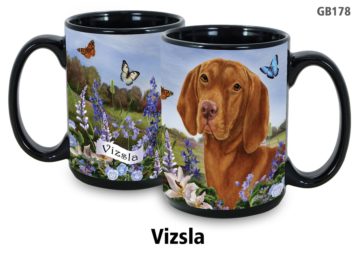 Vizsla - Garden Party Fun Mug 15 oz