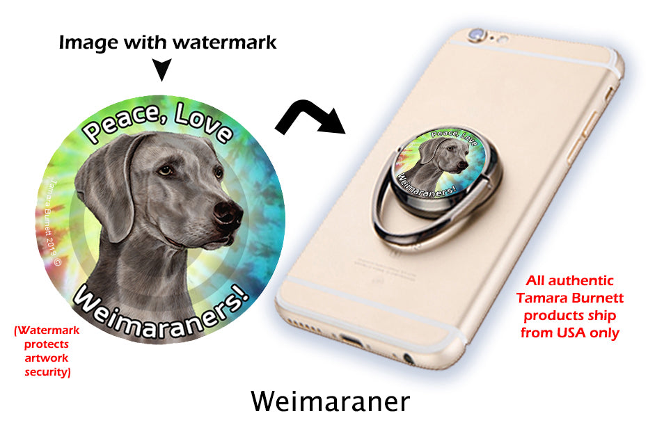 Weimaraner Phone Stand
