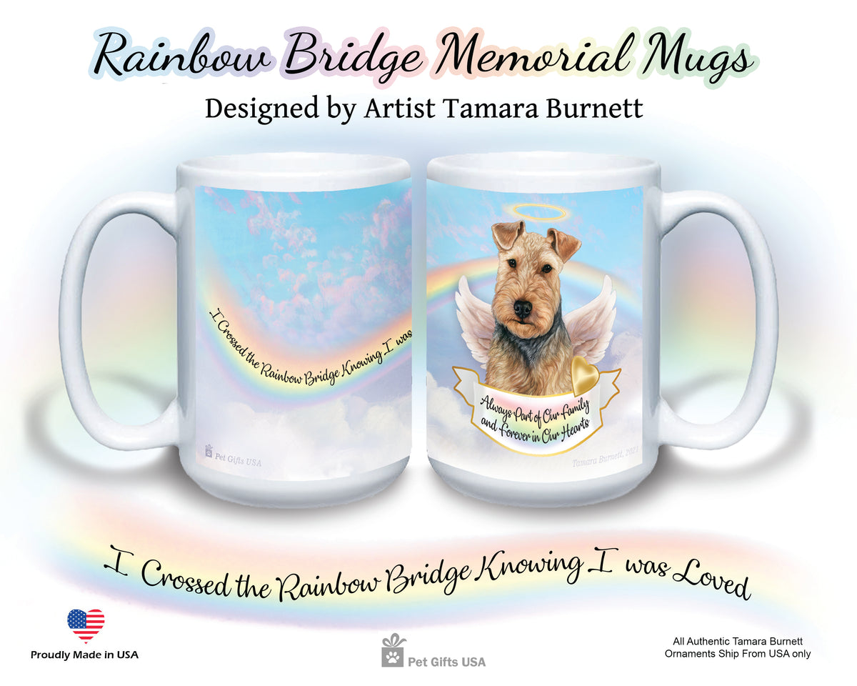 Tibetan Terrier Black/White Memorial Mug 15 oz