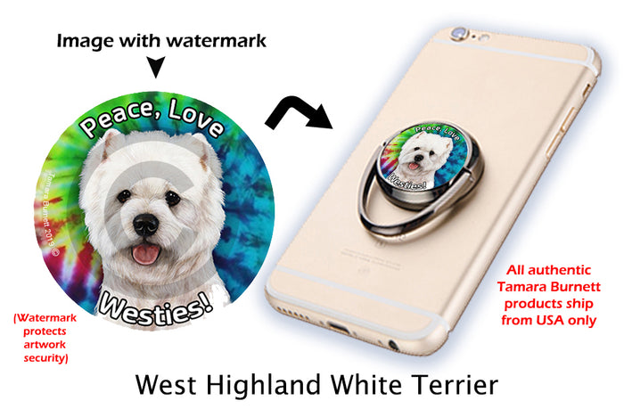 Westie Phone Stand