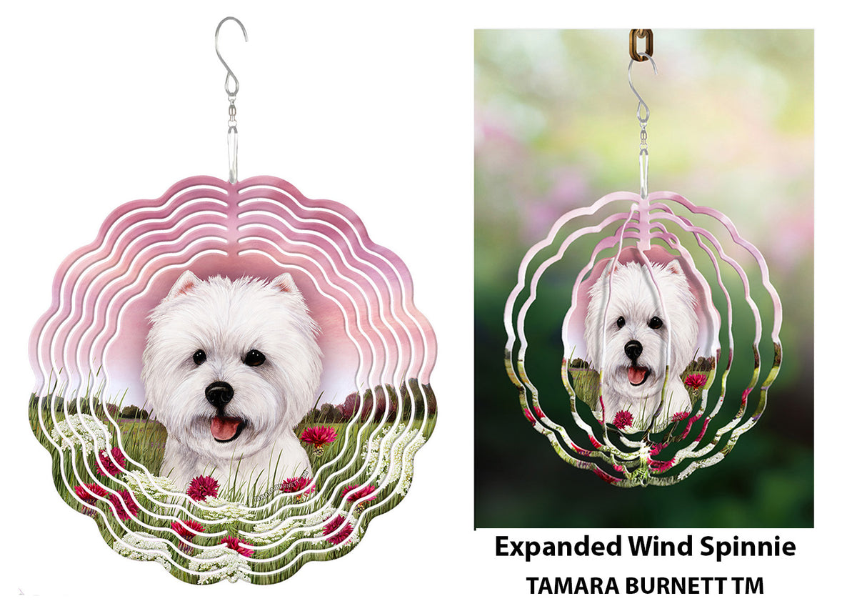 West Highland Terrier Style 2 Wind Spinner