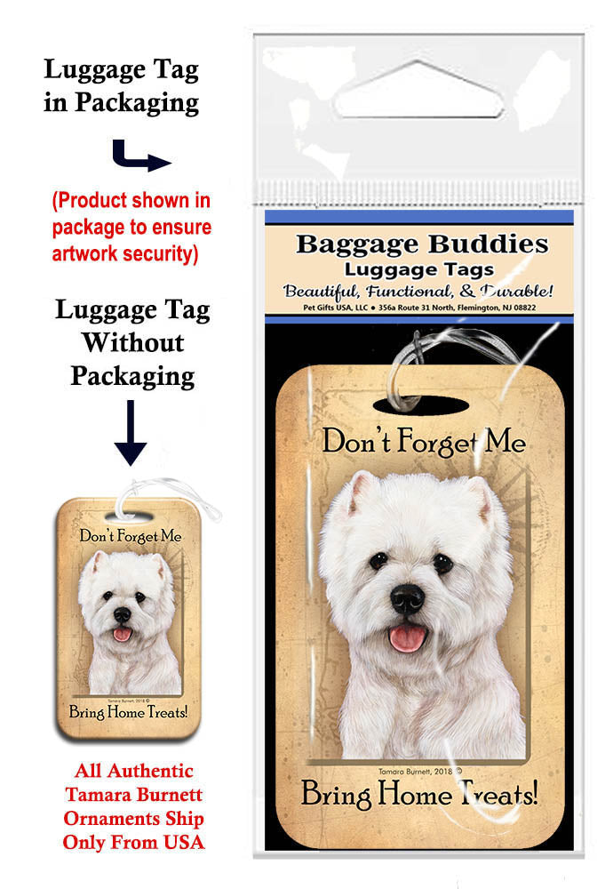 West Highland Terrier Baggage Buddies