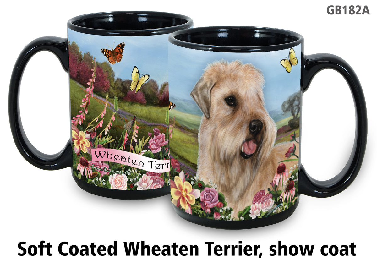 Soft Coated Wheaten Terrier Show Coat - Garden Party Fun Mug 15 oz