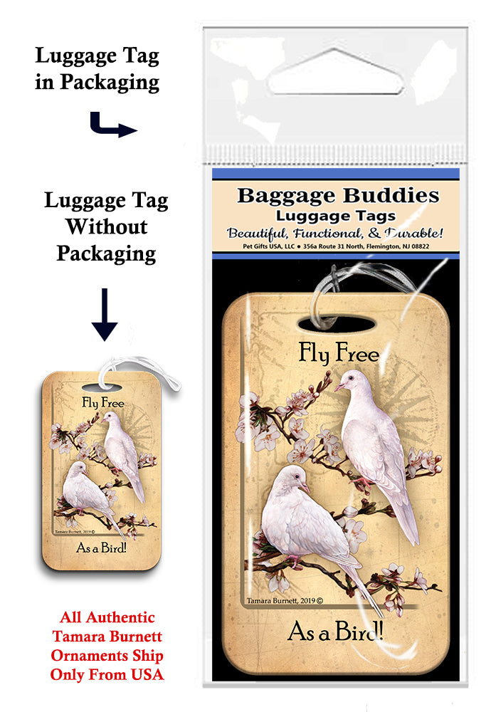 White Doves Baggage Buddies