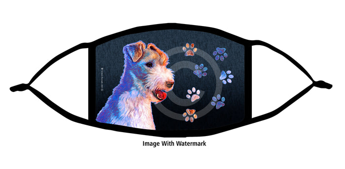 Wire Hair Fox Terrier Face Mask