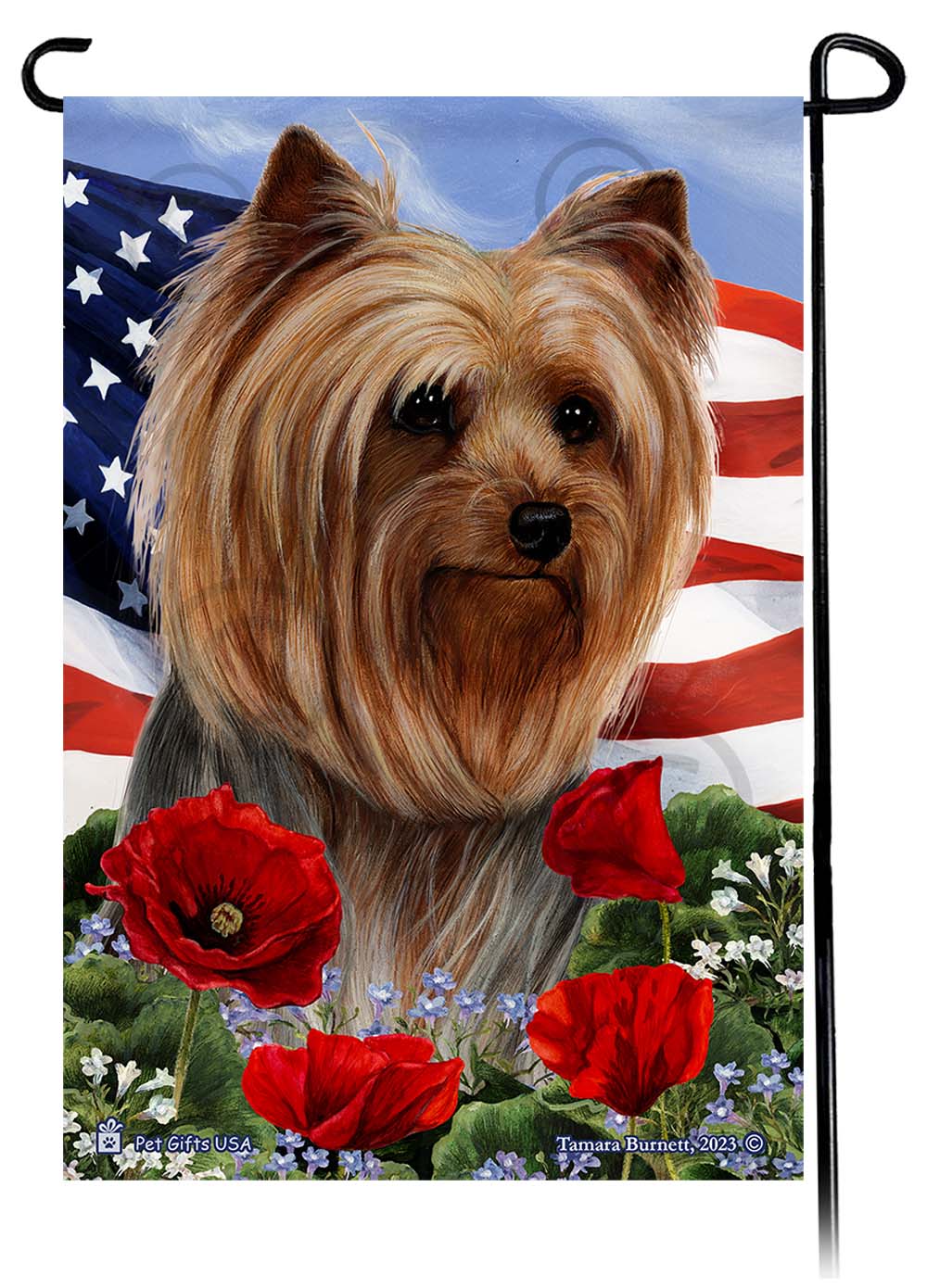  Patriotic Flowers Garden Flags